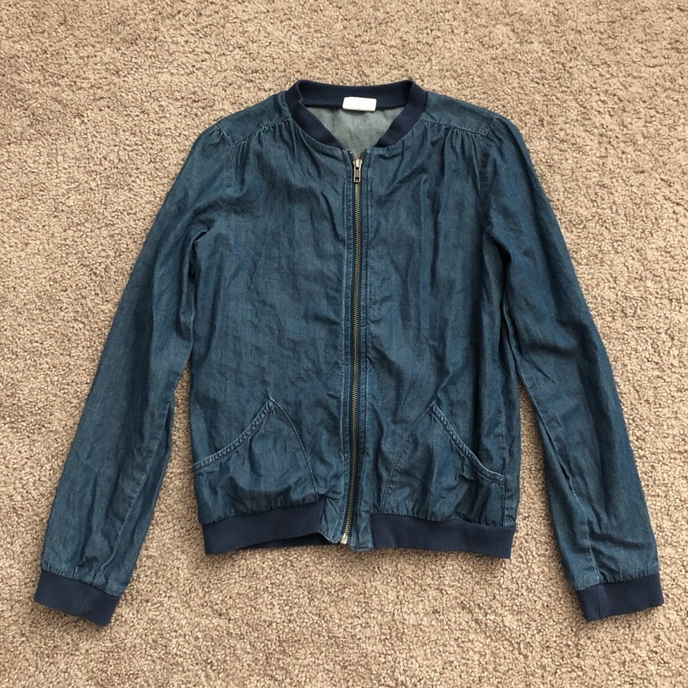 Crazy 8 Kids Cotton Chambray Jacket XL (14)